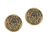 The Twilight Saga: New Moon Merchandise - Gold Plated Earrings (2 Quileute Logo Ear Posts)