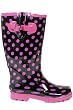 Ladies Purple Spot Wellies Womens Wellington Boots Sizes 3-8