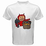Men's Customized HALLOWEEN TRICK TREAT COSTUME COSTUMES 100% Cotton White T-shirt