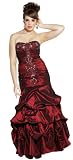 Beaded Embroidered Taffeta Long Gown Prom Holiday Dress