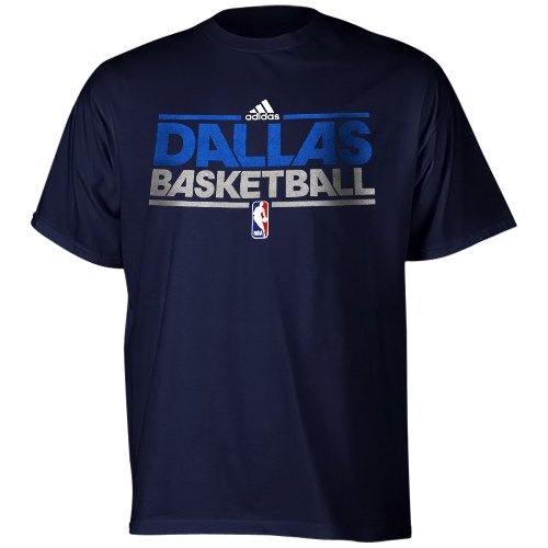 NBA Dallas Mavericks Practice Short Sleeve Tee (Navy, X-Large)