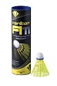 Carlton F1 -Ti Medium Speed Yellow Shuttlecocks - Tube Of 6