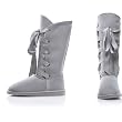 Dominion 'Godiva' Women's Lace-Front Tall Shearling Boots