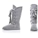 Dominion 'Godiva' Women's Lace-Front Tall Shearling Boots