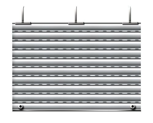 Schellenberg 20077 Rollladenpanzer Komplett-Set Mini, grau