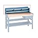 EDSAL PR3505B Riser for Premier-Quality Workbenches, 60", Blue