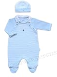Little Sailor Preemie Footie and Hat Set