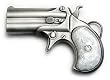 DERRINGER PISTOL Belt Buckle Gun Firearms Single Shot