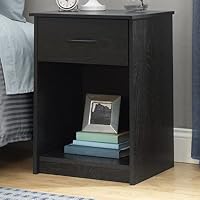 Ameriwood Night Stand, Black Ebony