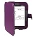 eForCity Leather Case for Barnes and Noble Nook Simple Touch with GlowLight , Purple