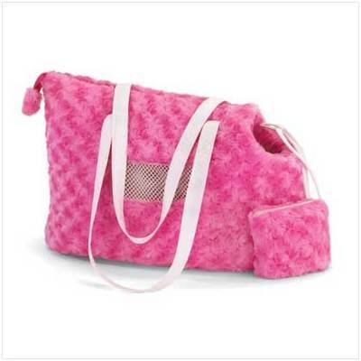 Pink Plush Pet Carrier - Style 37531