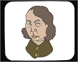 Decorated Mouse Pad with man, bust, Melbourne, ethnic, Australia