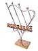 Gold and Silver Plated Harp Chanukah Menorah