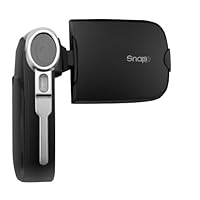 Coby CAM4000BLK 2.4-Inch TFT LCD SNAPP Swivel Camcorder/Camera