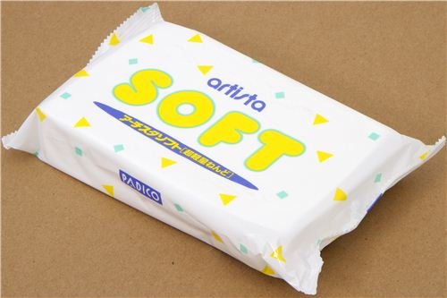 Imagen 2 de Arcilla blanca extremadamente ligera Artista de Japón