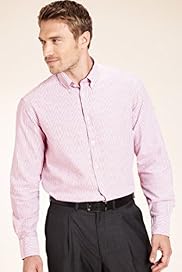 XXXL Blue Harbour Pure Cotton Bengal Stripe Oxford Shirt