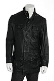 Mens Claiborne Leather Utility Jacket Coat Sz (L)