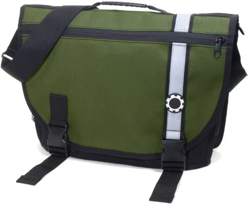 DadGear Courier Stripe Diaper Bag - Green