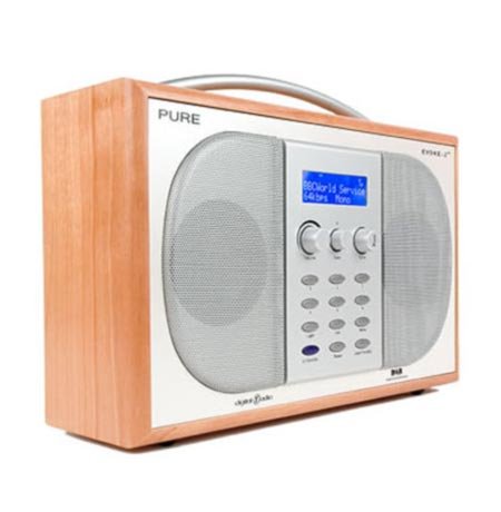 Childrens Toyshop  Electronics : Pure  EVOKE-2XT , Luxury DAB/FM Portable Radio with Alarm , Cherry