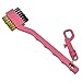 Intech Dual Brush with Wire Teeth Pink