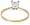 10k Yellow Gold Princess Cut Solitaire Diamond Engagement Ring (3/4 ct, J-K Color, I2-I3 Clarity), Size 7