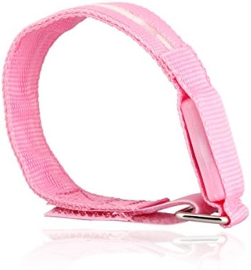 HOUZON® Roadway Safety Flashing LED Armband Flexible Running Light Armband Pink