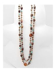 Japanese silk cord Dyed Fresh Water Pearls Necklace