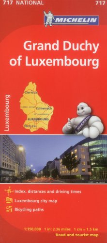 Michelin Luxembourg, Grand Duchy Map 717 (Maps/Country (Michelin))