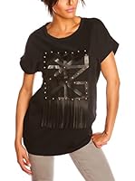 STRADA Camiseta Manga Corta Justine (Negro)