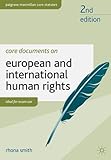 Core documents on European and international human rights