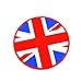 GoBadges CG01-Cup Holder Badge - Unionjack (73mm) (1 qty)