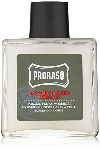 Proraso Beard Balm for new beard growth also soothes skin irritation and itch.