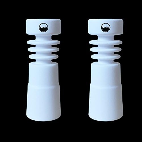 Set of 2 Ceramic Female Nails 14mm 18mm