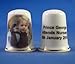 Porcelain China Collectable Thimble - Prince George 1st Day at Nursery - Free Gift Box