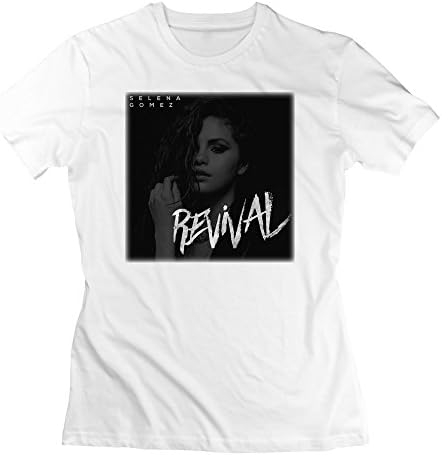 SAVIS 100% Cotton Womens Selena Gomez Revival Tour 2016 Same Old Love T-Shirts White