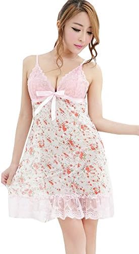 Jiaka Women'S Chiffon Lace Stockings Sexy Lingerie Dress Skirt Suit