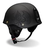 Bell Drifter Black Hide Motorcycle Helmet - Size : Medium