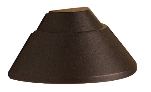 Kichler Lighting 15165AZ Mini Deck Light 12-Volt Deck and Patio Light, Architectural Bronze