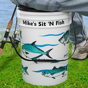 Personalized Fishing Bucket Cooler and Seat reviews