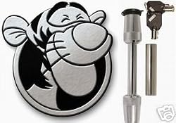 Tigger Tiger All Metal Hitch Cover & Hitch Pin Lock