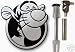 Tigger Tiger All Metal Hitch Cover & Hitch Pin Lock