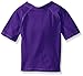 Kanu Surf Girls UPF 50+ Sun Protective Rashguard Swim Shirt, Alexa Purple, Small (8)
