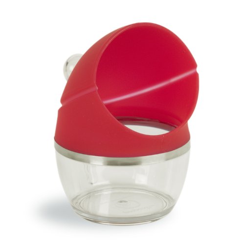 Prepara Salt Savor with Spoon, Red
