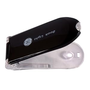 GE 17207 LED Book Light, Clip-On Battery Operated, Black by General Electric
