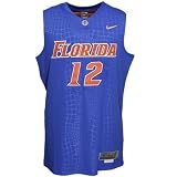 Nike Elite Florida Gators #12 Royal Blue Twilled Basketball Jersey