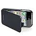 Docooler?Luxury Leather Slim Flip Case Cover Compatible with Apple?iPhone 4 4S - Black