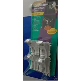 <b>Adhesive Mount Magnet Lock: 4 Lock Set</b>