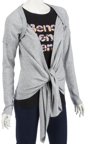 Bench Damen Strickjacke SPRING COVER UP, medium grey marl, L, BLFA0969, GY080X Preisvergleich