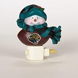 Pack of 2 NFL Jacksonville Jaguars Snowman Christmas Night Lights 5'