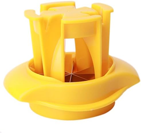 FO Hot Stainless Lemon Lime Slicer Wedger Cutter Fruit Food Drinks Garnish Tool, Yellow